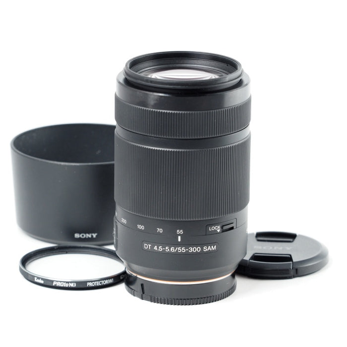 SONY 望遠ズームレンズ DT 55-300mm F4.5-5.6 SAM APS-Cフォーマット専用 ソニー Aマウント #14449