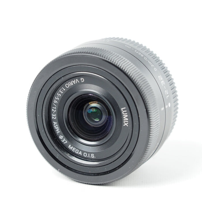 Panasonic LUMIX G VARIO 12-32mm F3.5-5.6 ASPH. MEGA O.I.S. ブラック H-FS12032-K マイクロフォーサーズ #14290
