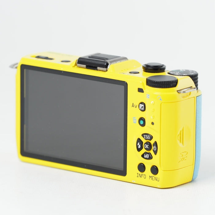 PENTAX Q10 ボディ オーダーカラー イエロー×ブルー ペンタックス ミラーレス一眼 12152 #14637