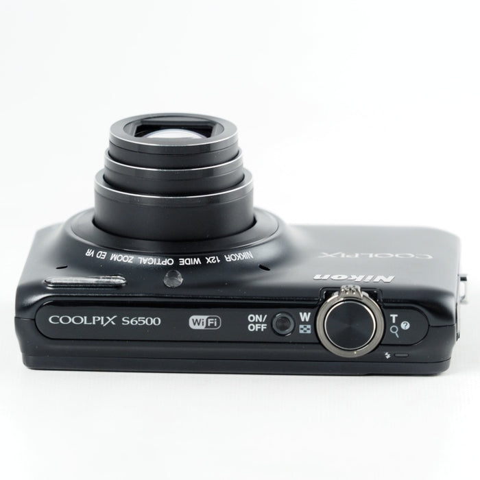 Nikon COOLPIX S6500 光学12倍ズーム Wi-Fi対応 スマートブラック ニコン デジタルカメラ S6500BK #13830