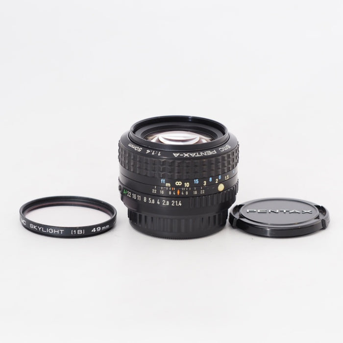 ペンタックス SMC PENTAX-A 50mm F1.4 Kマウント 交換レンズ #13031