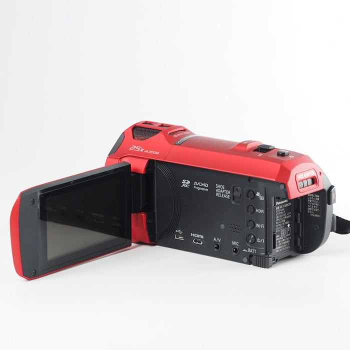 Panasonic パナソニック 4K ビデオカメラ 64GB 光学20倍ズーム アーバンレッド HC-VX992MS-R #13788