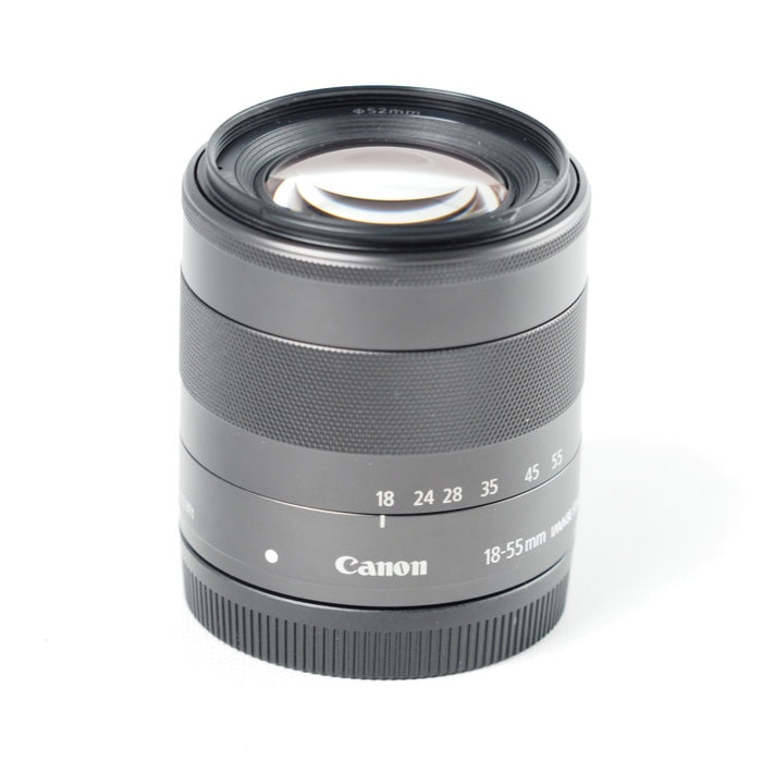 Canon キヤノン 標準ズームレンズ EF-M 18-55mm F3.5-5.6IS STM ミラーレス一眼対応 #14214
