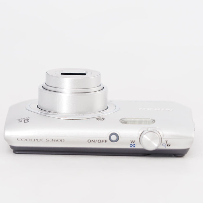 Nikon ニコン デジタルカメラ COOLPIX S3600 8倍ズーム 2005万画素 クリスタルシルバー S3600SL #13367