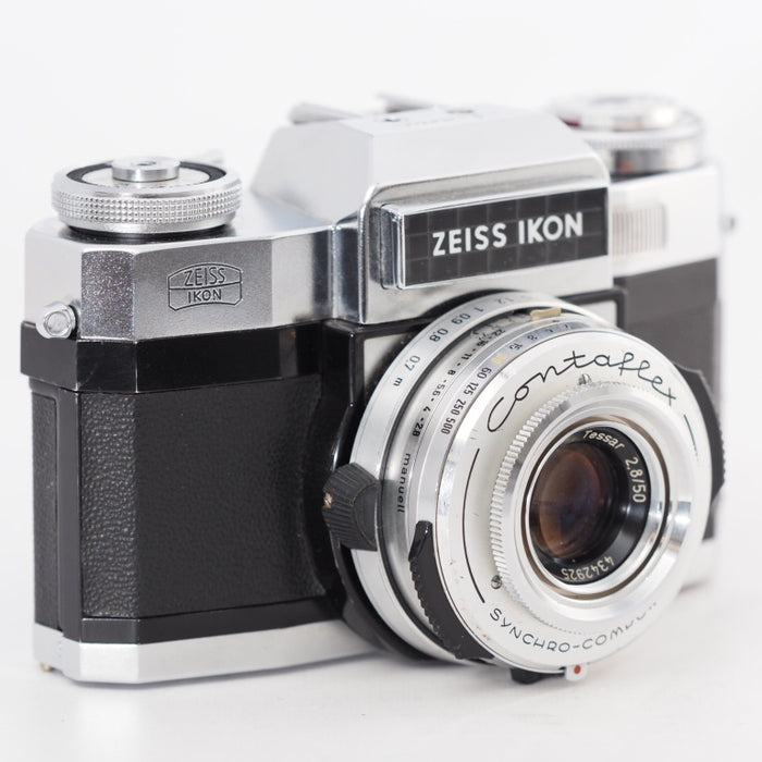 ZEISS IKON ツァイスイコン コンタフレックス スーパー Tessar 50mm F2.8 フィルム交換式マガジンバック 予備レンズ Carl Zeiss Tessar 50mm f2.8付属 #13014