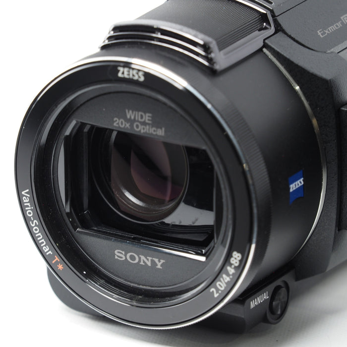 SONY Handycam FDR-AX55 ブラック 4K ビデオカメラ 64GB 光学20倍 #15581