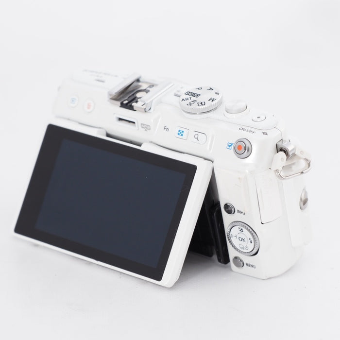 【ジャンク品】OLYMPUS オリンパス ミラーレス一眼 PEN Lite E-PL6 ボディ ホワイト E-PL6 BODY WHT #10883