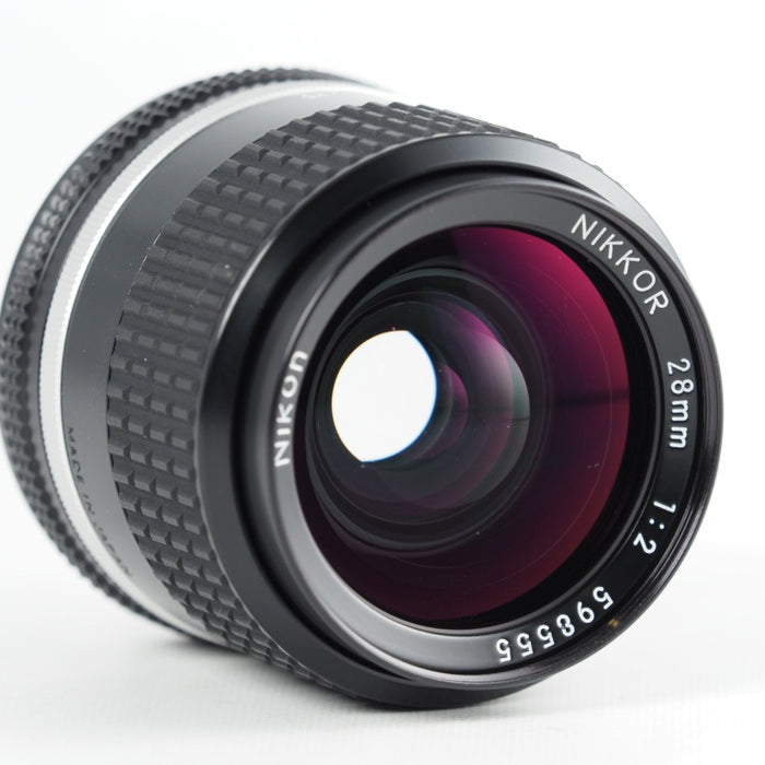 Nikon ニコン Ai-s NIKKOR 28mm F2 Fマウント MFレンズ #13741