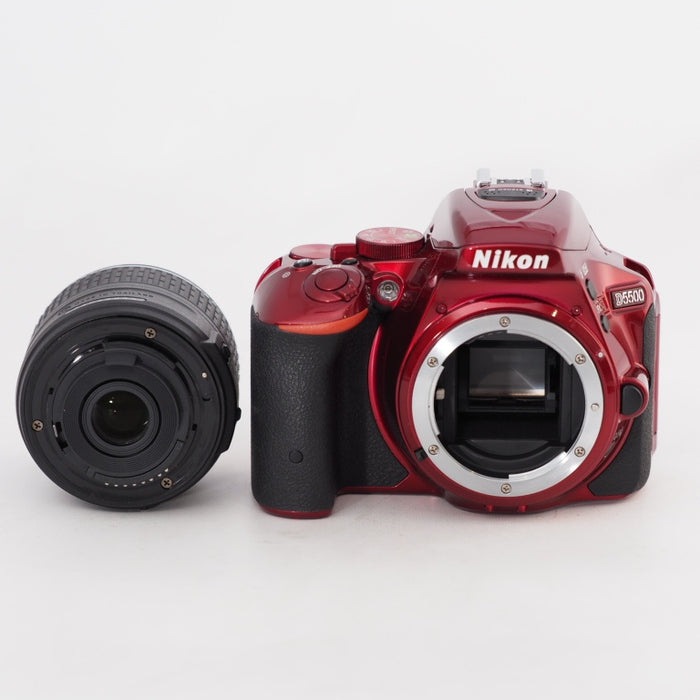 Nikon デジタル一眼レフカメラ D5500 18-55 VRII レンズキット レッド 2416万画素 3.2型液晶 タッチパネル D5500LK18-55RD #13457