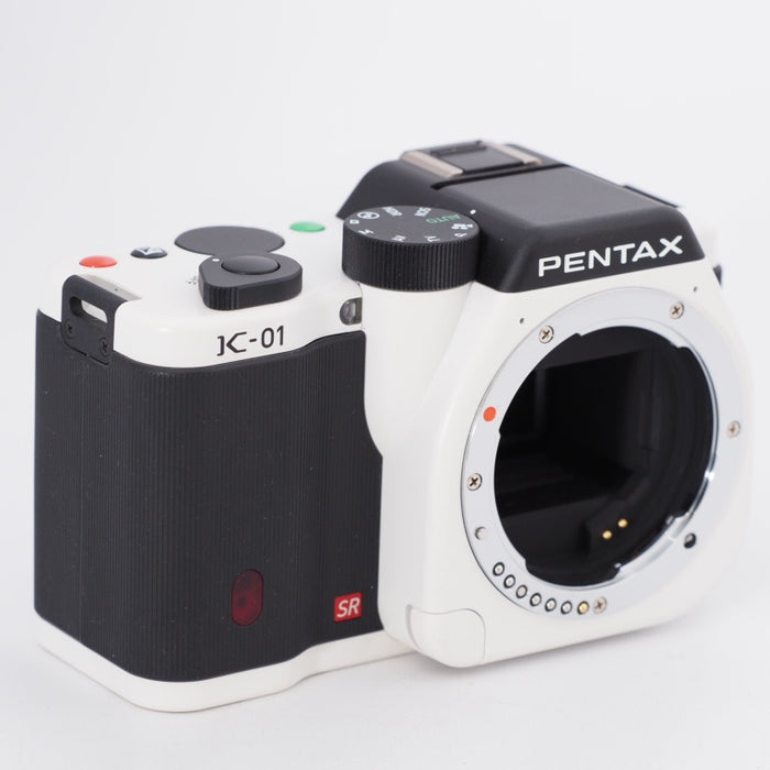 PENTAX ペンタックス ミラーレス一眼レフカメラ K-01 ボディ ホワイト/ブラック #10567