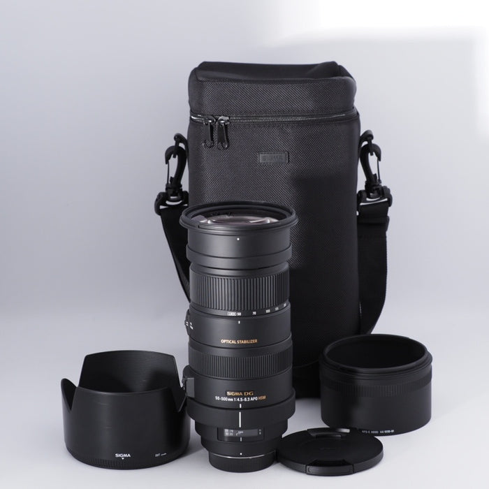 SIGMA シグマ 超望遠ズームレンズ APO 50-500mm F4.5-6.3 DG OS HSM ペンタックス Kマウント用 フルサイズ対応 738617 #10212