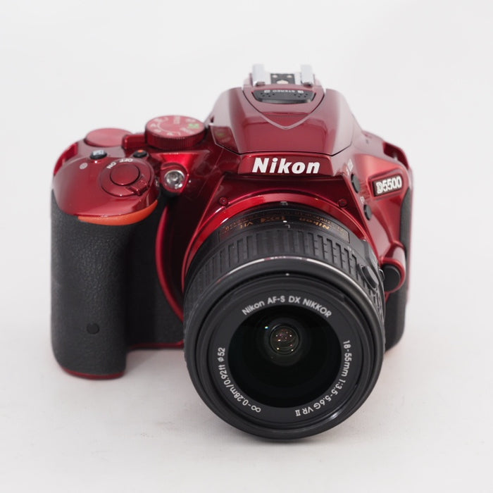 Nikon デジタル一眼レフカメラ D5500 18-55 VRII レンズキット レッド 2416万画素 3.2型液晶 タッチパネル D5500LK18-55RD #13457