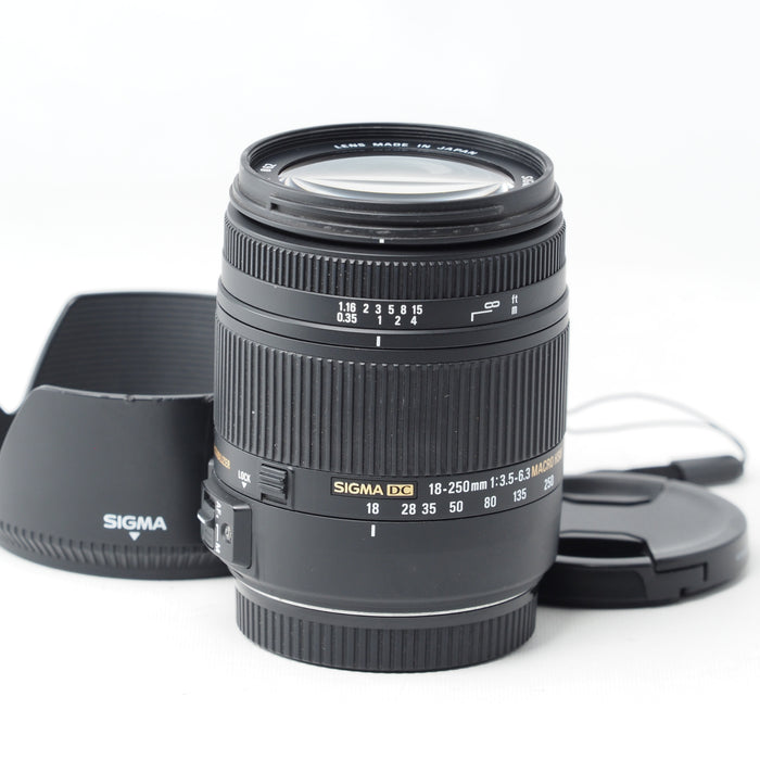 SIGMA 18-250mm F3.5-6.3 DC OS HSM MACRO キヤノン EFマウント APS-C専用 #15601