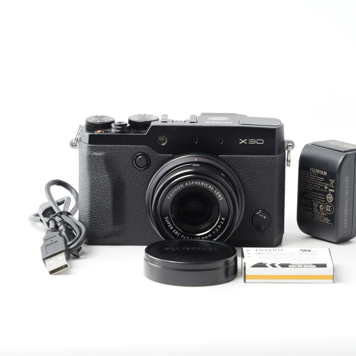 FUJIFILM 富士フイルム X30 ブラック FX-X30B #15897