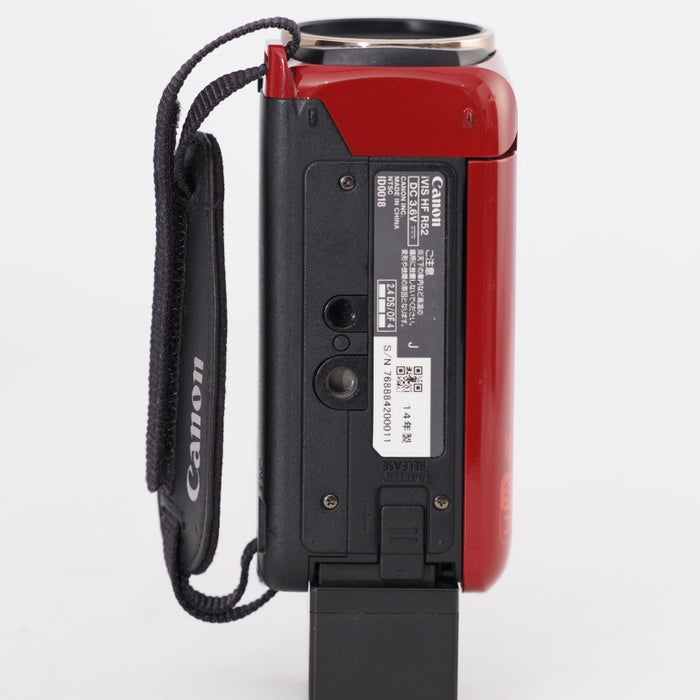 Canon デジタルビデオカメラ iVIS HF R52 レッド 光学32倍ズーム IVISHFR52RD Wi-Fi対応 #13325
