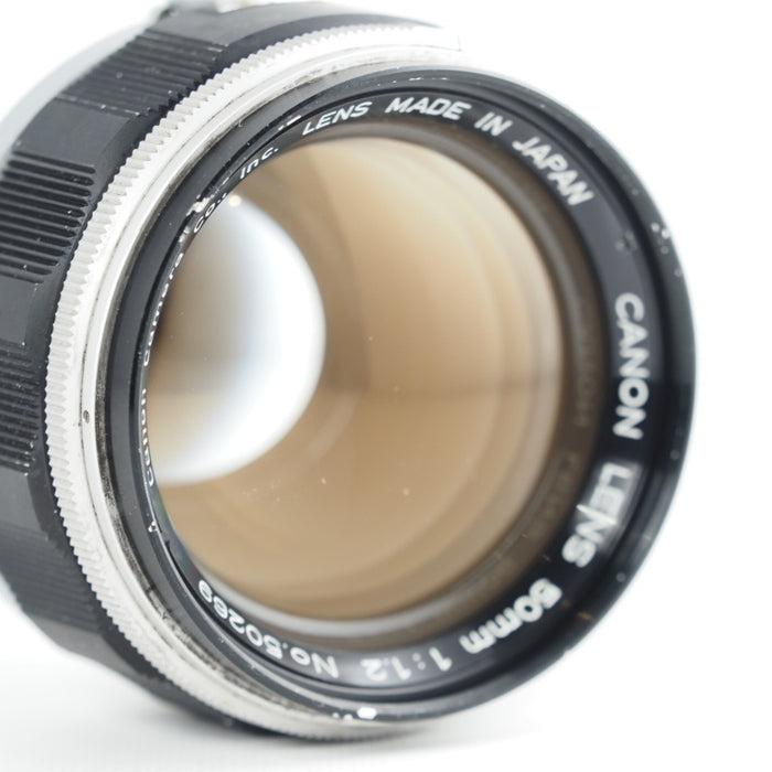 Canon CANON LENS 50mm F1.2 単焦点 大口径 標準レンズ ライカ L39 Lマウント #13825