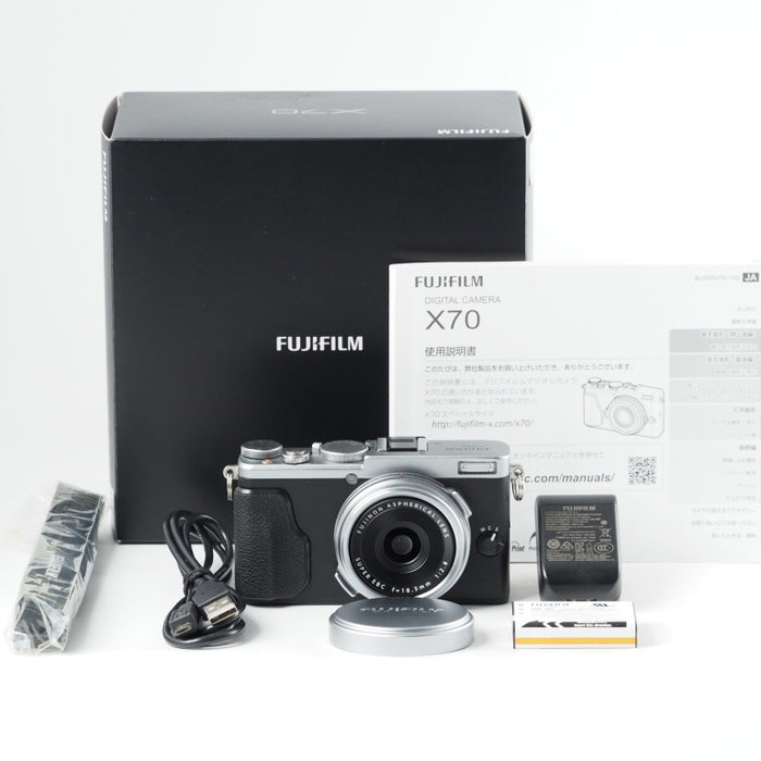 FUJIFILM 富士フイルム コンパクトデジタルカメラ X70 シルバー X70-S #14051