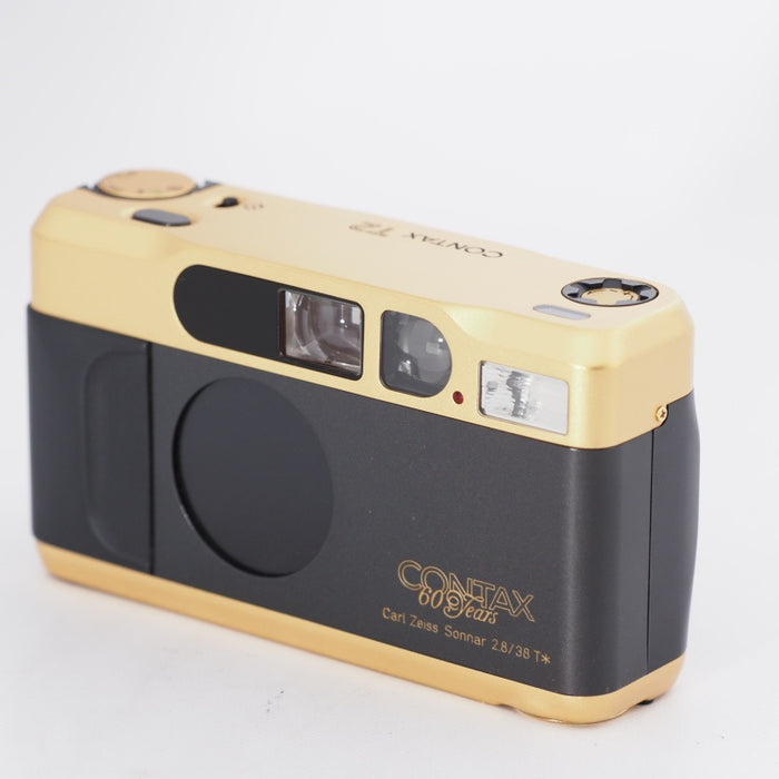 CONTAX T2 60th ゴールド 元箱 コンタックス コンパクトフィルムカメラ 60周年記念限定モデル #10703