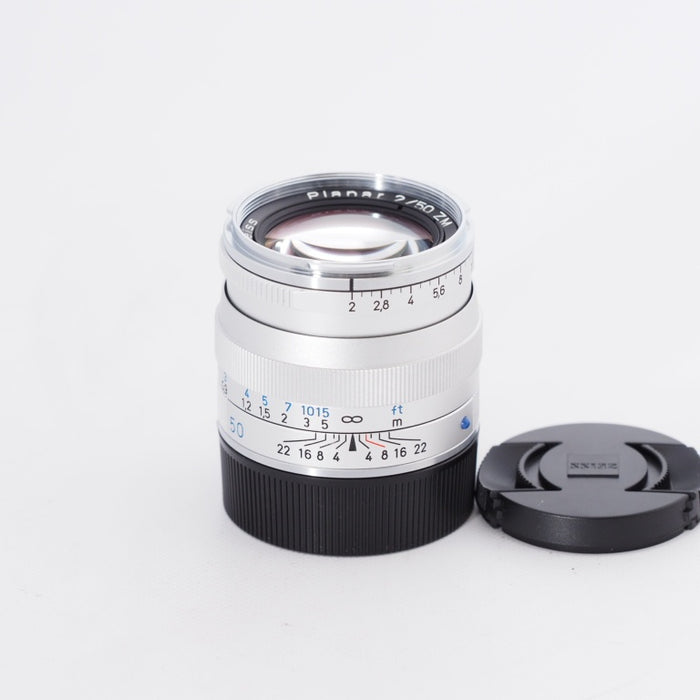 CarlZeiss カールツァイス プラナー Planar T* 50mm f2 ZM SV シルバー Leica Mマウント #9811