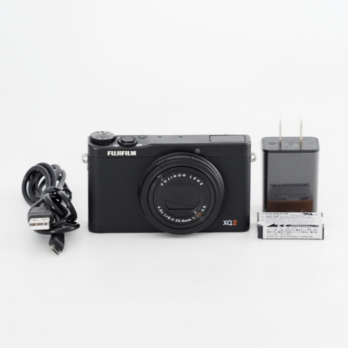 FUJIFILM フジフイルム プレミアムコンパクトデジタルカメラ XQ2 ブラック XQ2B #13586