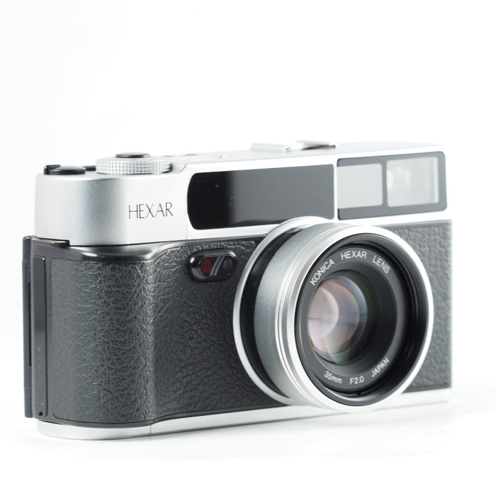 KONICA コニカ HEXAR シルバー QD コンパクトフィルムカメラ クォーツデート #13882