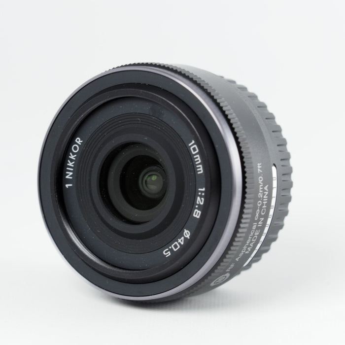 Nikon 1 NIKKOR 10mm f/2.8 ブラック ニコン 単焦点レンズ CXフォーマット #13725