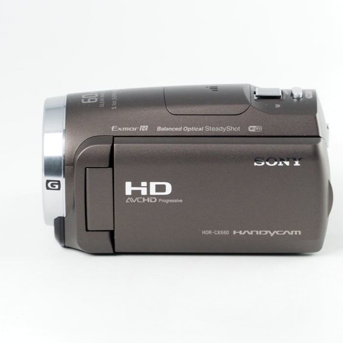 SONY ソニー ビデオカメラ Handycam 光学30倍 内蔵メモリー64GB ブロンズブラウンHDR-CX680 TI #13707