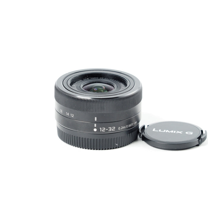 Panasonic LUMIX G VARIO 12-32mm F3.5-5.6 ASPH. MEGA O.I.S. ブラック H-FS12032-K マイクロフォーサーズ #14290