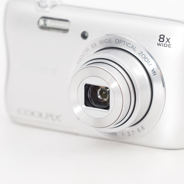 Nikon デジタルカメラ COOLPIX S3700 シルバー 光学8倍ズーム 2005万画素  ニコン S3700SL #13453