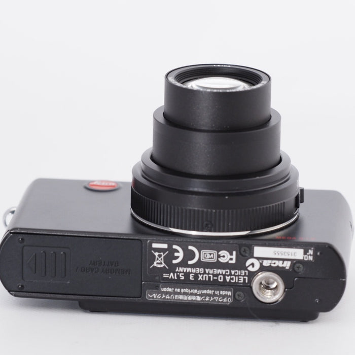 Leica ライカ D-LUX 3 10MP コンパクトデジタルカメラ 4倍広角光学手ブレ補正ズーム ブラック #11357