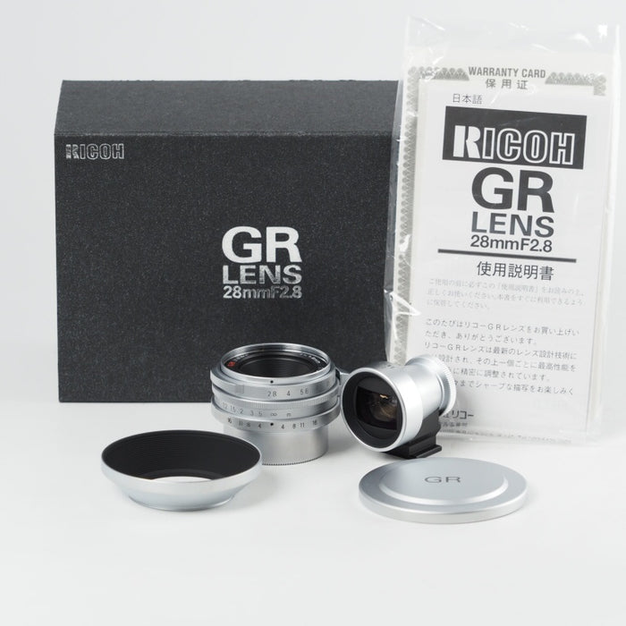RICOH GR LENS 28mm F2.8 シルバータイプ L39マウント リコー 化粧箱入り #13669