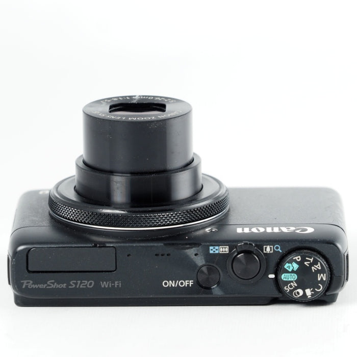 Canon キヤノン デジタルカメラ PowerShot S120 ブラック F値1.8 広角24mm 光学5倍ズーム PSS120(BK)  #13798