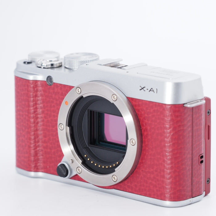 FUJIFILM フジフイルム ミラーレス一眼レフカメラ X-A1 レッド F X-A1R #10342