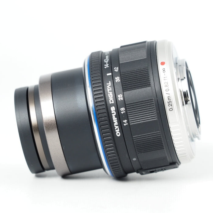 OLYMPUS 標準ズームレンズ M.ZUIKO DIGITAL ED 14-42mm F3.5-5.6 ブラック #13817