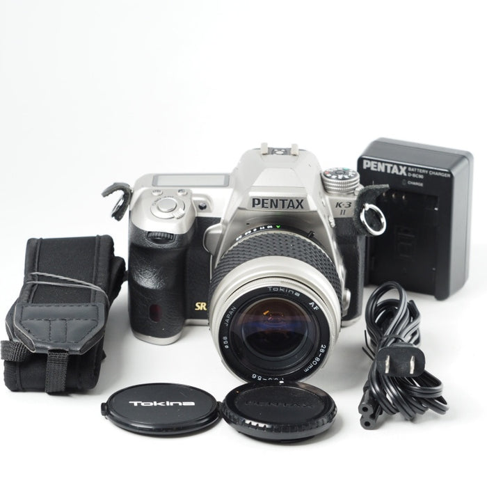 PENTAX ペンタックス K-3 Mark II ボディ Silver Edition 全世界500台限定 K3IIMARK2 (Tokina AF 28-80mm レンズ付き) #14493