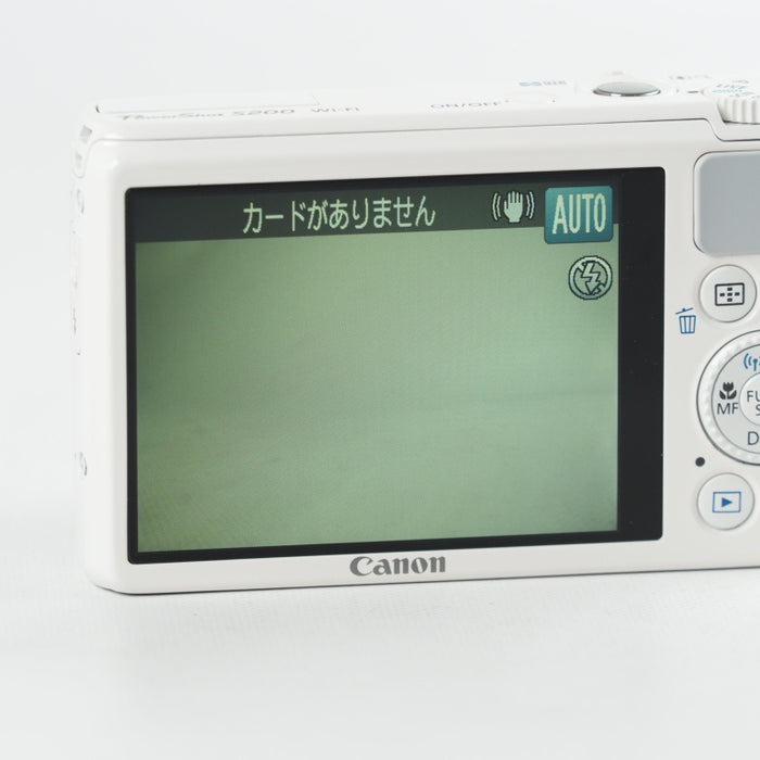 Canon デジタルカメラ PowerShot S200(ホワイト) F値2.0 広角24mm 光学5倍ズーム PSS200(WH) #13705
