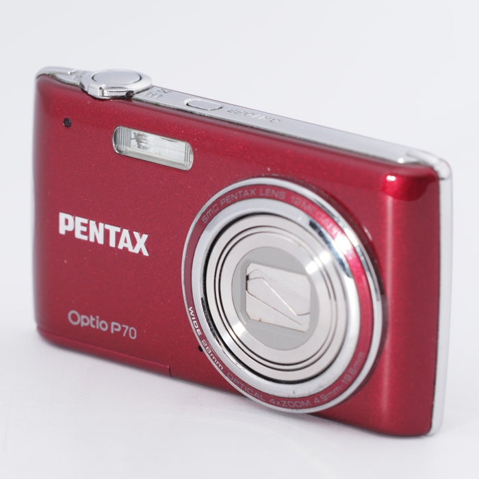 PENTAX ペンタックス OPTIO (オプティオ) P70 RED 1200万画素 光学4倍ズーム OPTIOP70RE #10266