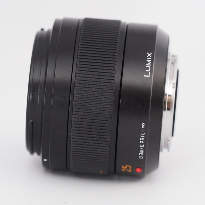 Panasonc パナソニック 標準単焦点レンズ マイクロフォーサーズ用 ルミックス LEICA DG SUMMILUX 25mm/F1.4 II ASPH. ブラック H-XA025 #13131