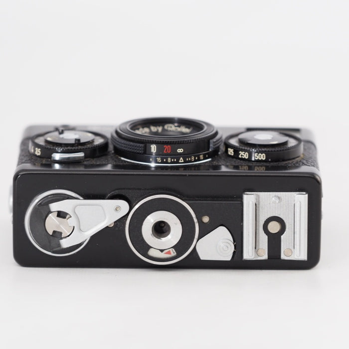 Rollei 35 Tessar 3.5/40 ローライ シンガポール製 コンパクト フィルムカメラ ケース付 #13312