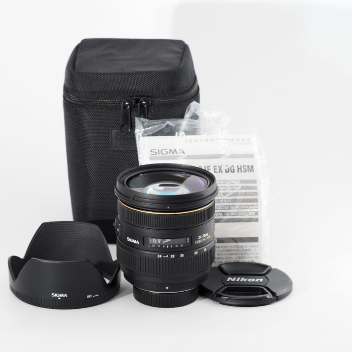 SIGMA 標準ズームレンズ 24-70mm F2.8 IF EX DG HSM ニコン Fマウント フルサイズ対応 571559 #13613