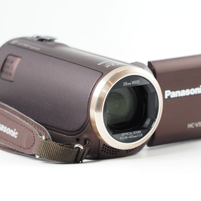 Panasonic V550M デジタルハイビジョンビデオカメラ 内蔵メモリー32GB HC-V550M-T ブラウン #14285