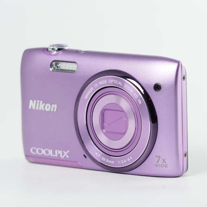 Nikon ニコン デジタルカメラ COOLPIX S3500 光学7倍ズーム 有効画素数 2005万画素 オーキッドパープル S3500PP #13799
