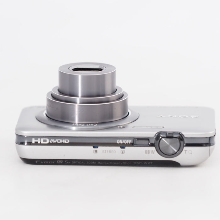 SONY デジタルカメラ Cyber-shot WX7 1620万画素CMOS 光学ｘ5 シルバー DSC-WX7/S #13268