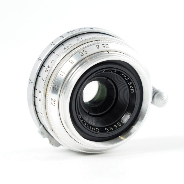 CHIYOKO ROKKOR 3.5cm F3.5 Lマウント L39 千代田光学 ロッコール 3.5/3.5 ケース ライカ #14205
