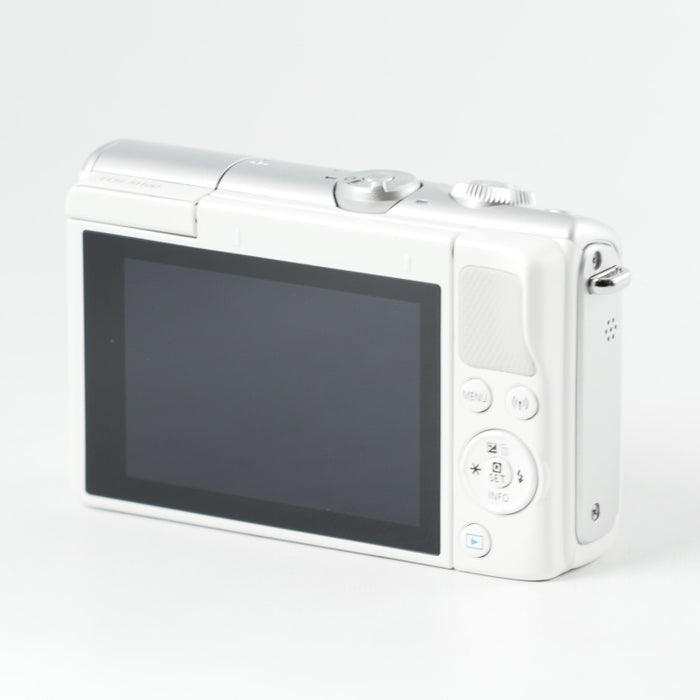 Canon ミラーレス一眼カメラ EOS M100 EF-M 15-45mm IS STM レンズキット ホワイト #14267