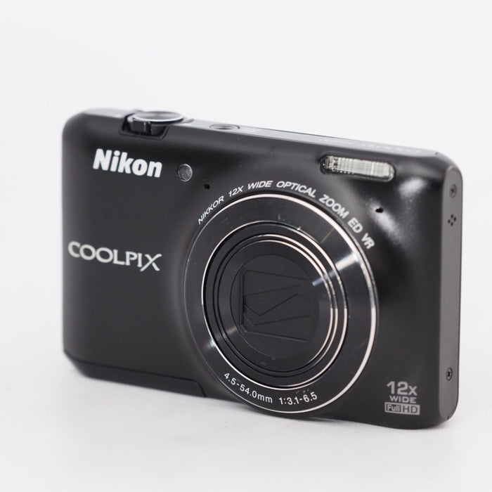 Nikon デジタルカメラ COOLPIX S6400 タッチパネル液晶 光学12倍ズーム スマートブラック S6400BK #13278