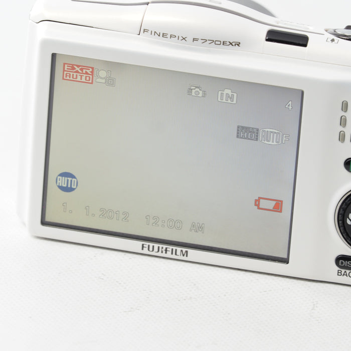 FUJIFILM デジタルカメラ FinePix F770EXR 光学20倍 ホワイト F FX-F770EXR WH #15843