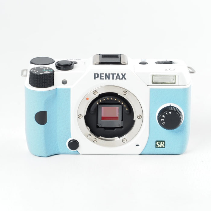 PENTAX ペンタックス ミラーレス一眼 Q7 ボディ 希少カラー ブルー×ホワイト #13738
