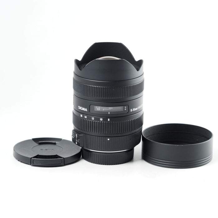 SIGMA シグマ 広角ズームレンズ 8-16mm F4.5-5.6 DC HSM ニコン Fマウント用 APS-C専用 203559 #14143