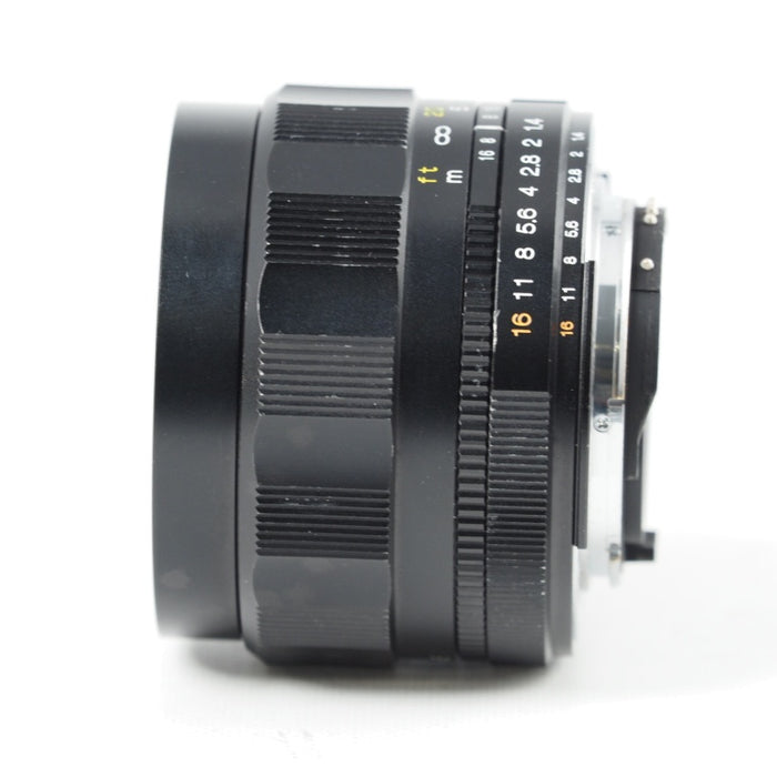 VoightLander NOKTON 58mm F1.4 SLIIS Ai-S ニコン Fマウント シルバーリム フォクトレンダー 単焦点レンズ #14360